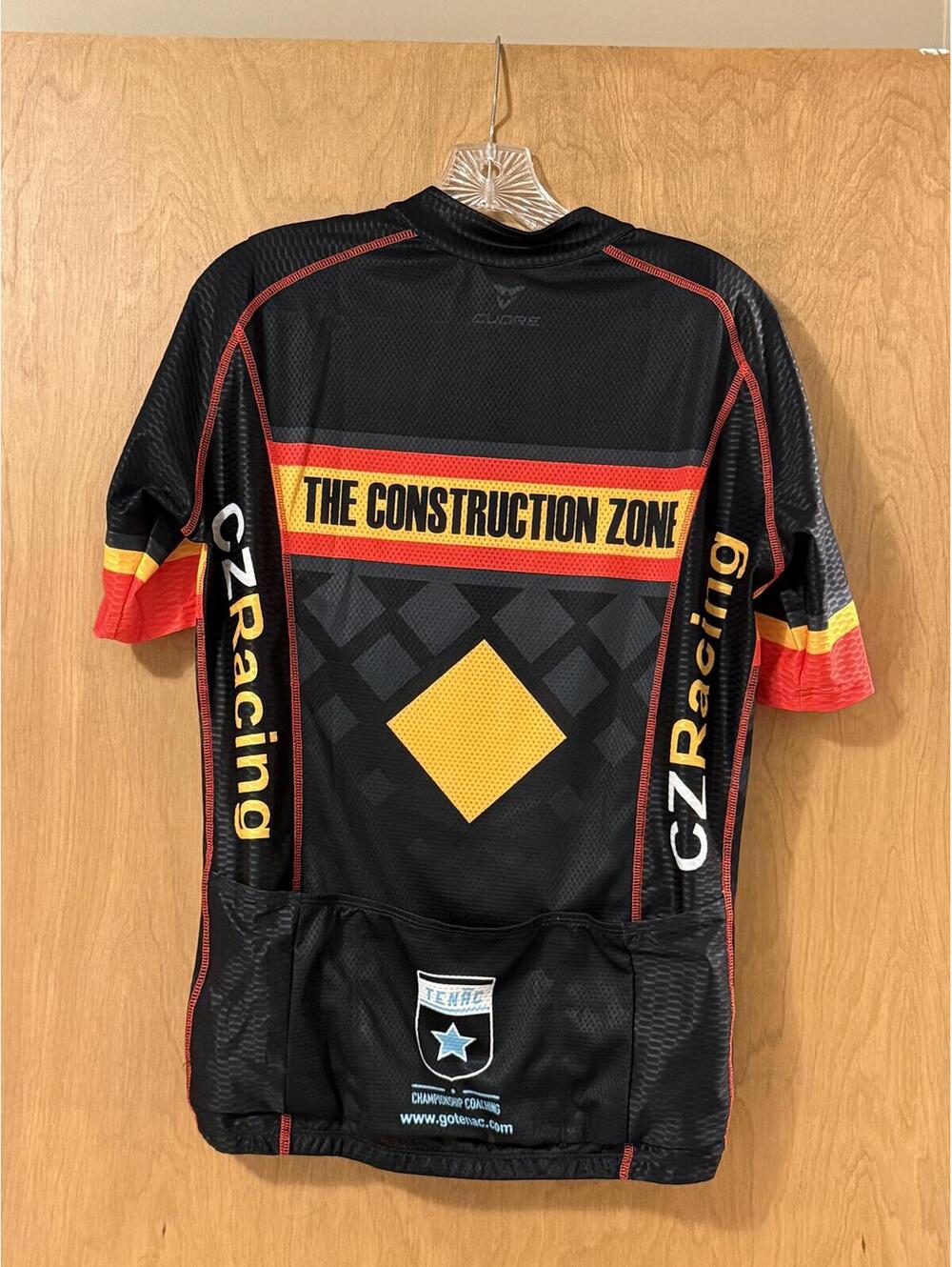 NWT Cuore Silver Race Cycling‎ Jersey | CZ Racing / Construction Zone | Size XL - Picture 2 of 7